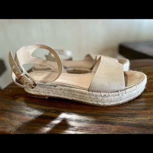 Vince Camuto Gold Espadrilles